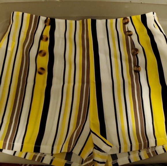 Striped crop top short set - Picture 4 of 5